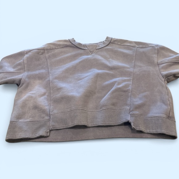 FP Movement Pullover Sweatshirt Size Large Purple Relaxed Fit Crew Neckline - Picture 8 of 15